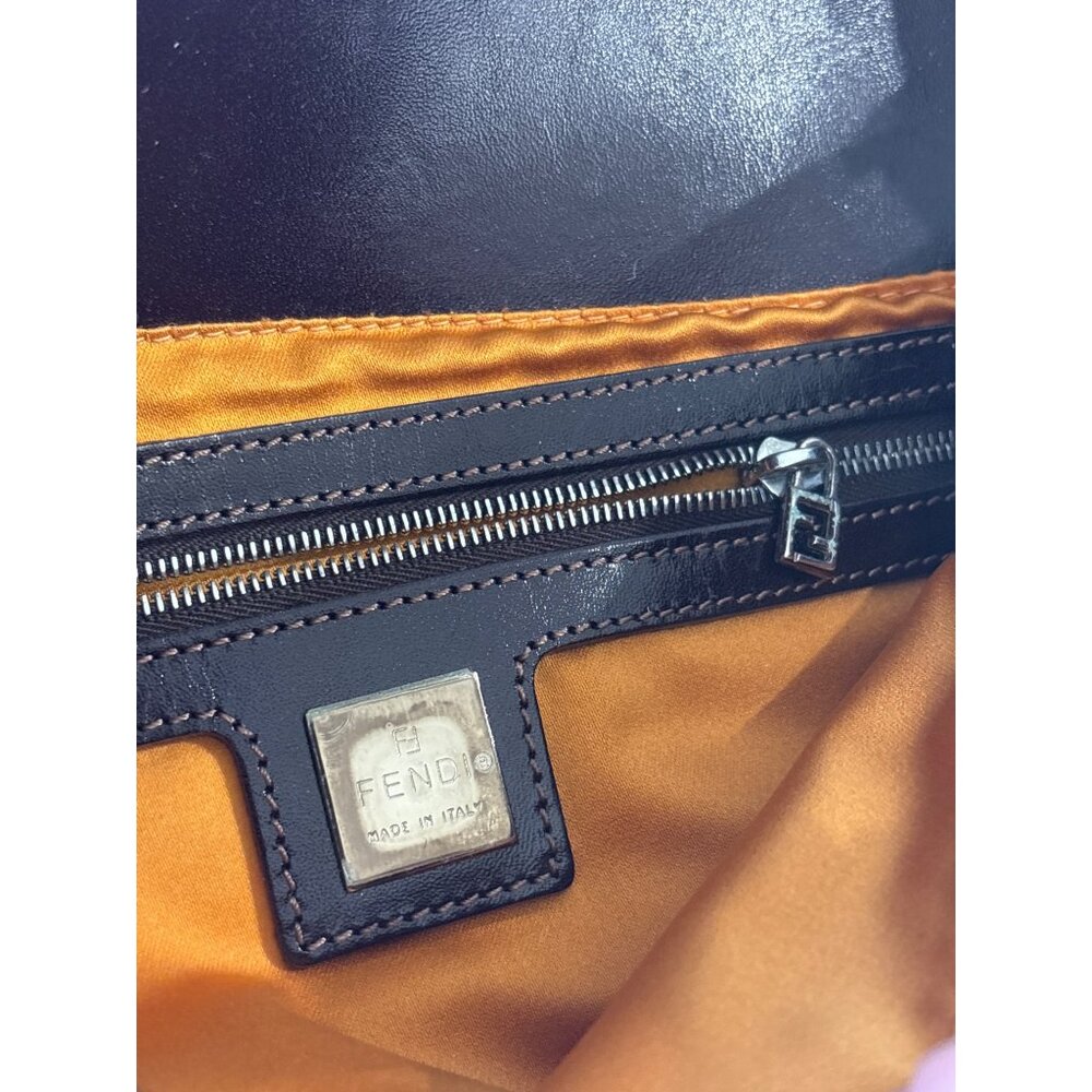 Vintage Fendi FWRD Renew Sequin Baguette Shoulder Bag in Blue Womens Handbag - Picture 10 of 16